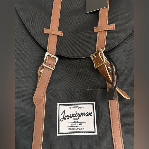 Black and Brown Women's Backpack - Picture 7 of 16